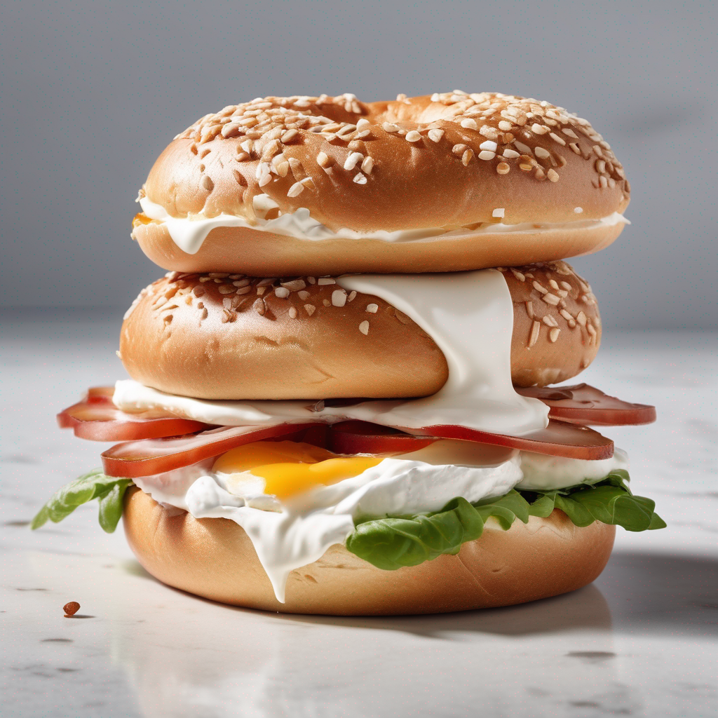 Cream Cheese Bagel Sandwich