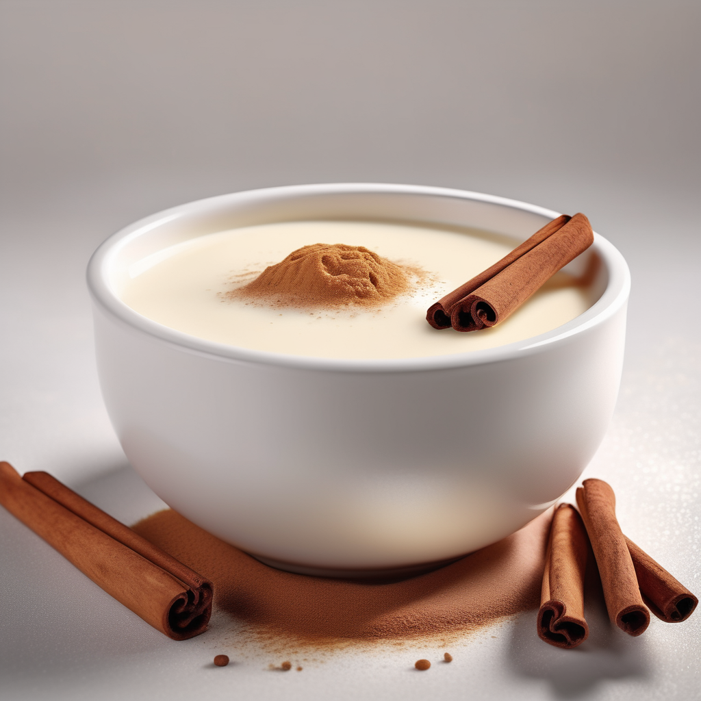 Creamy Milk Pudding with Cinnamon
