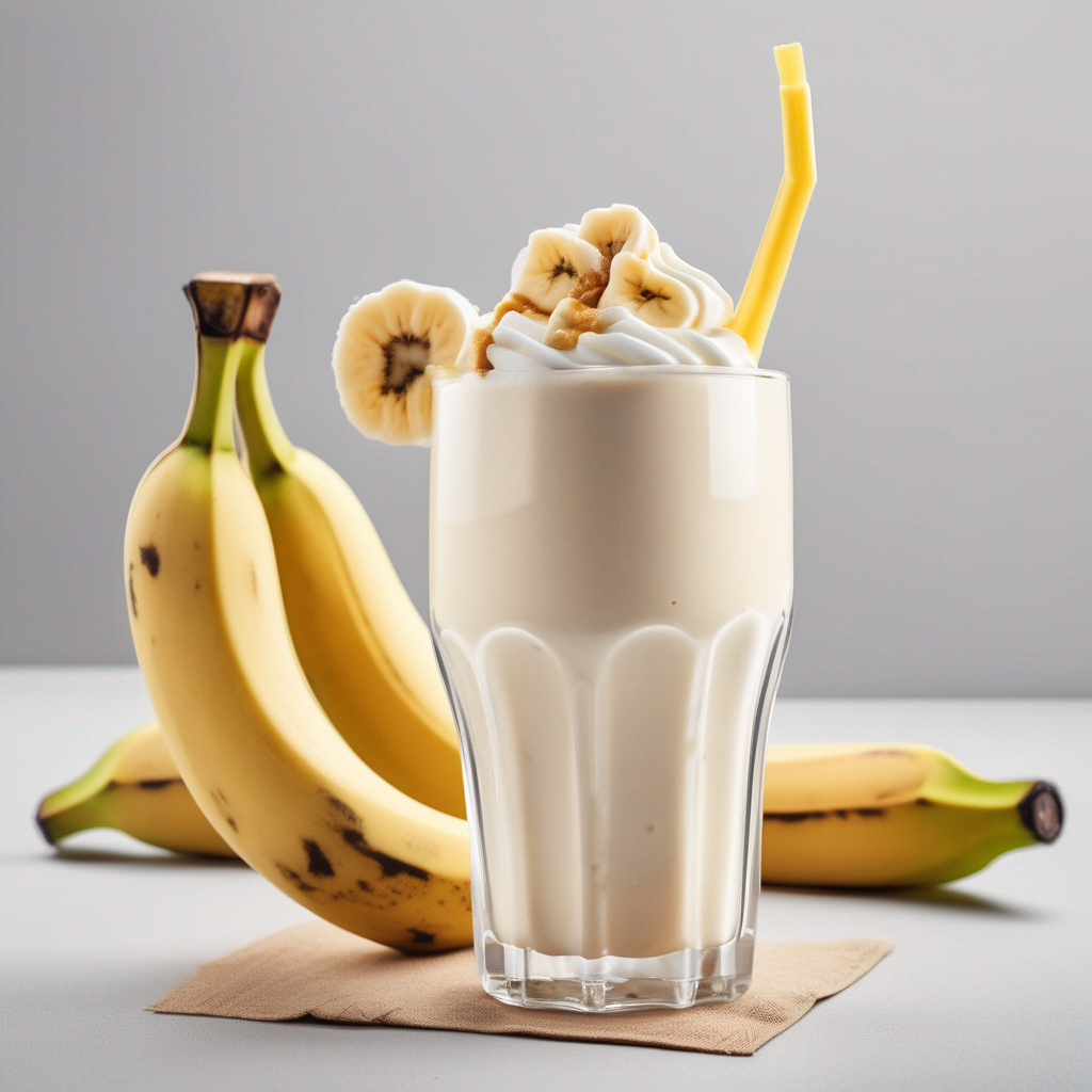 Creamy Milkshake with Banana