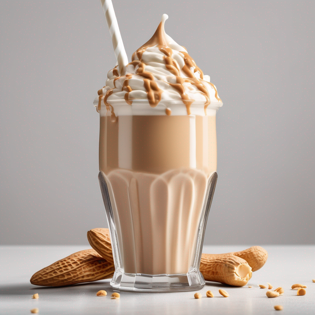 Creamy Milkshake with Peanut Butter