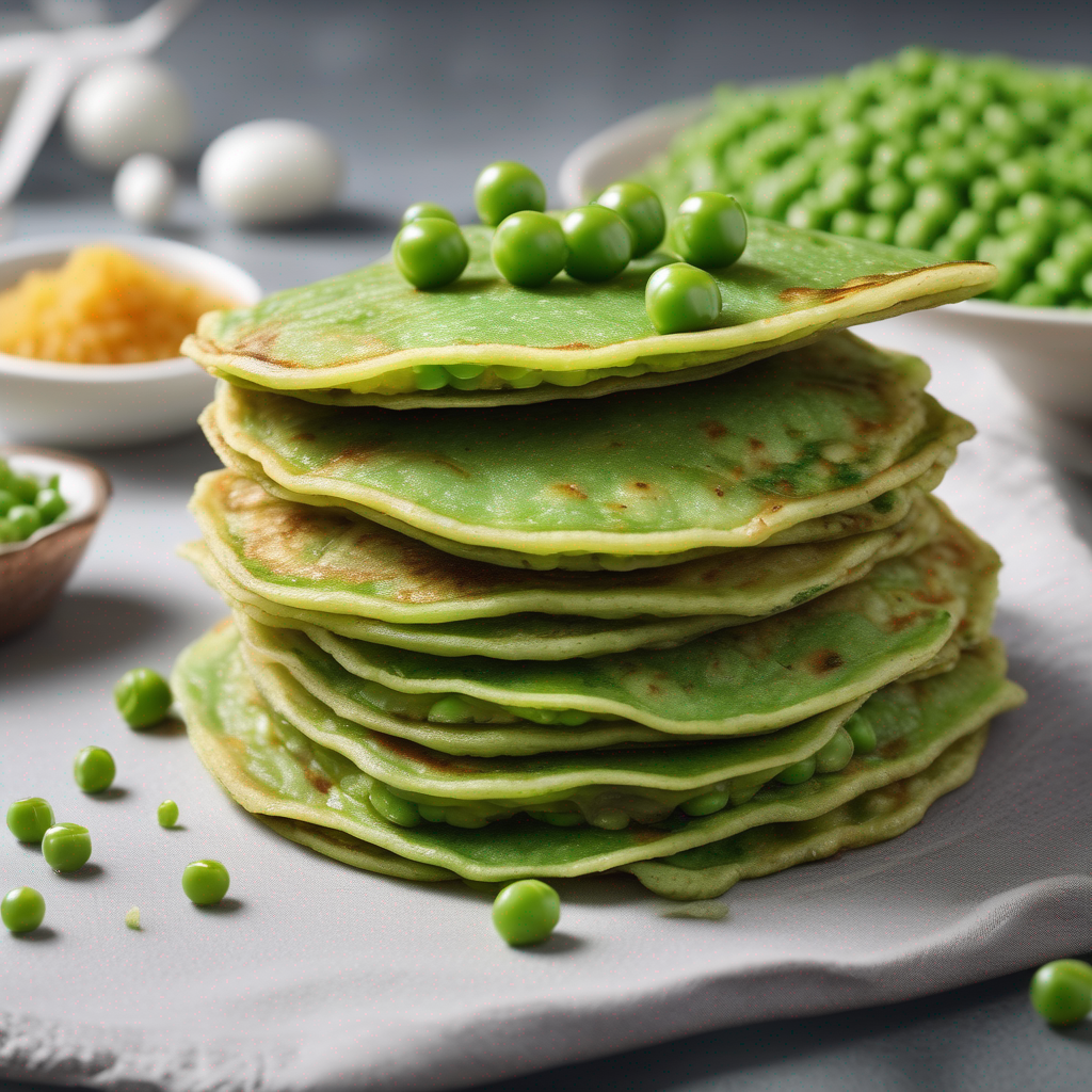 Green Pea Pancakes