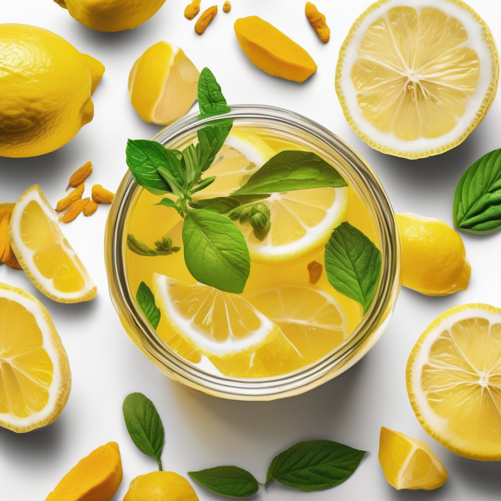 Lemon Turmeric Detox Water
