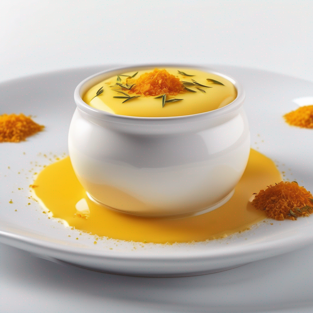 Milk Pudding with Saffron