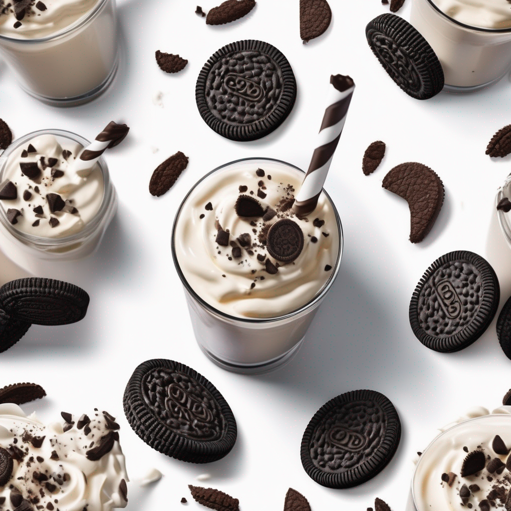 Milkshake with Oreo Cookies