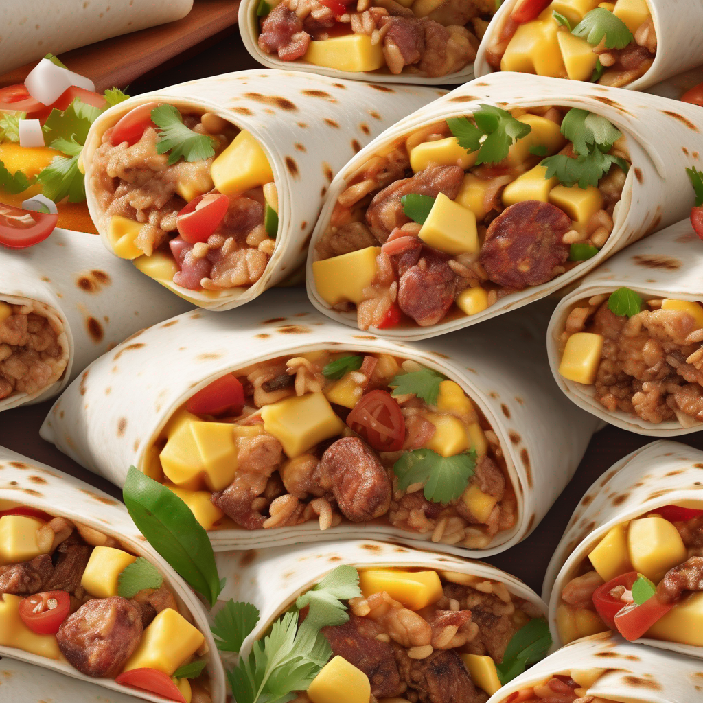 Processed Breakfast Burritos