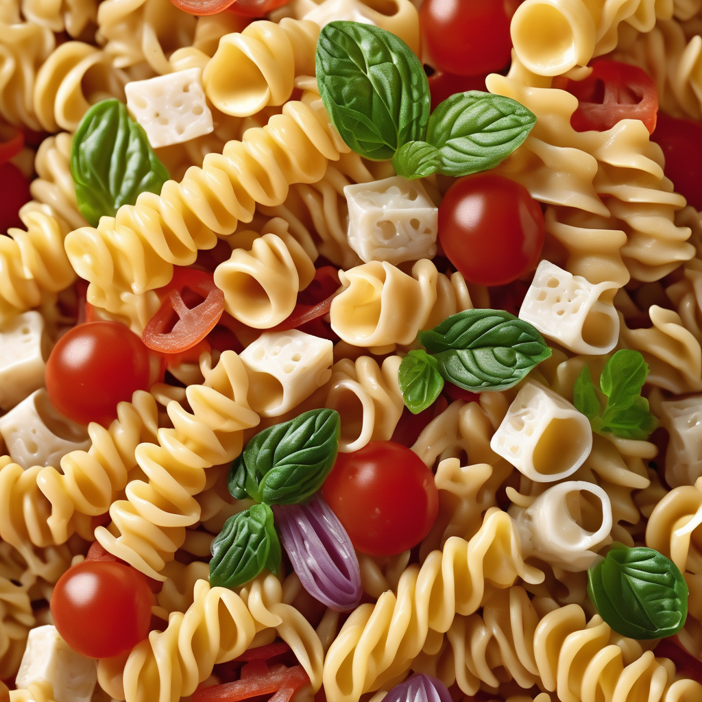 Processed Instant Pasta Salad Kit