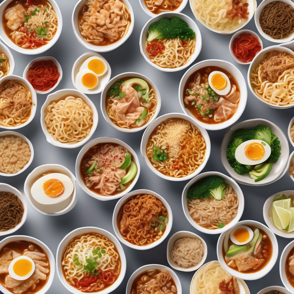 Processed Instant Ramen Bowl