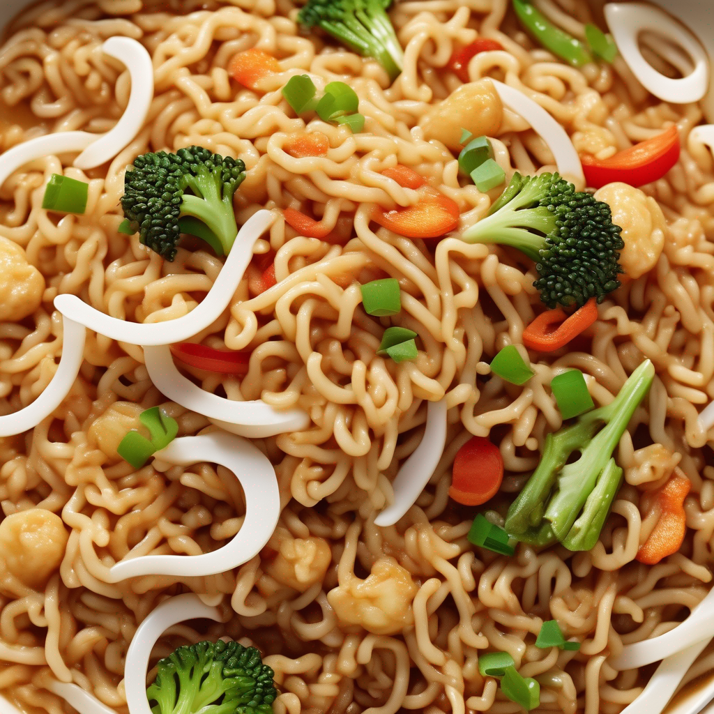 Processed Instant Ramen Stir-Fry Meal Kit