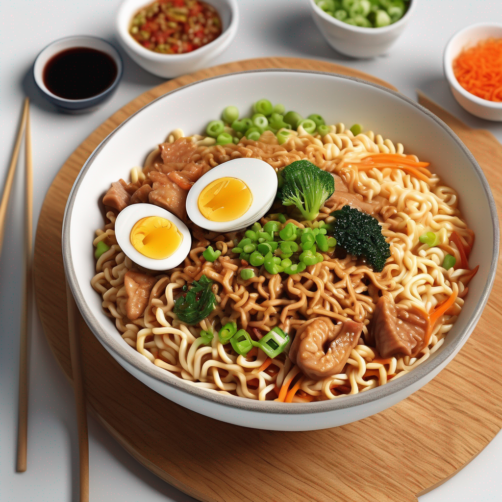 Processed Instant Ramen Stir-Fry Meal