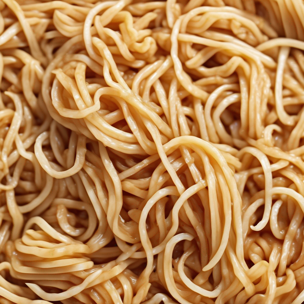 Processed Instant Ramen Stir-Fry Noodles