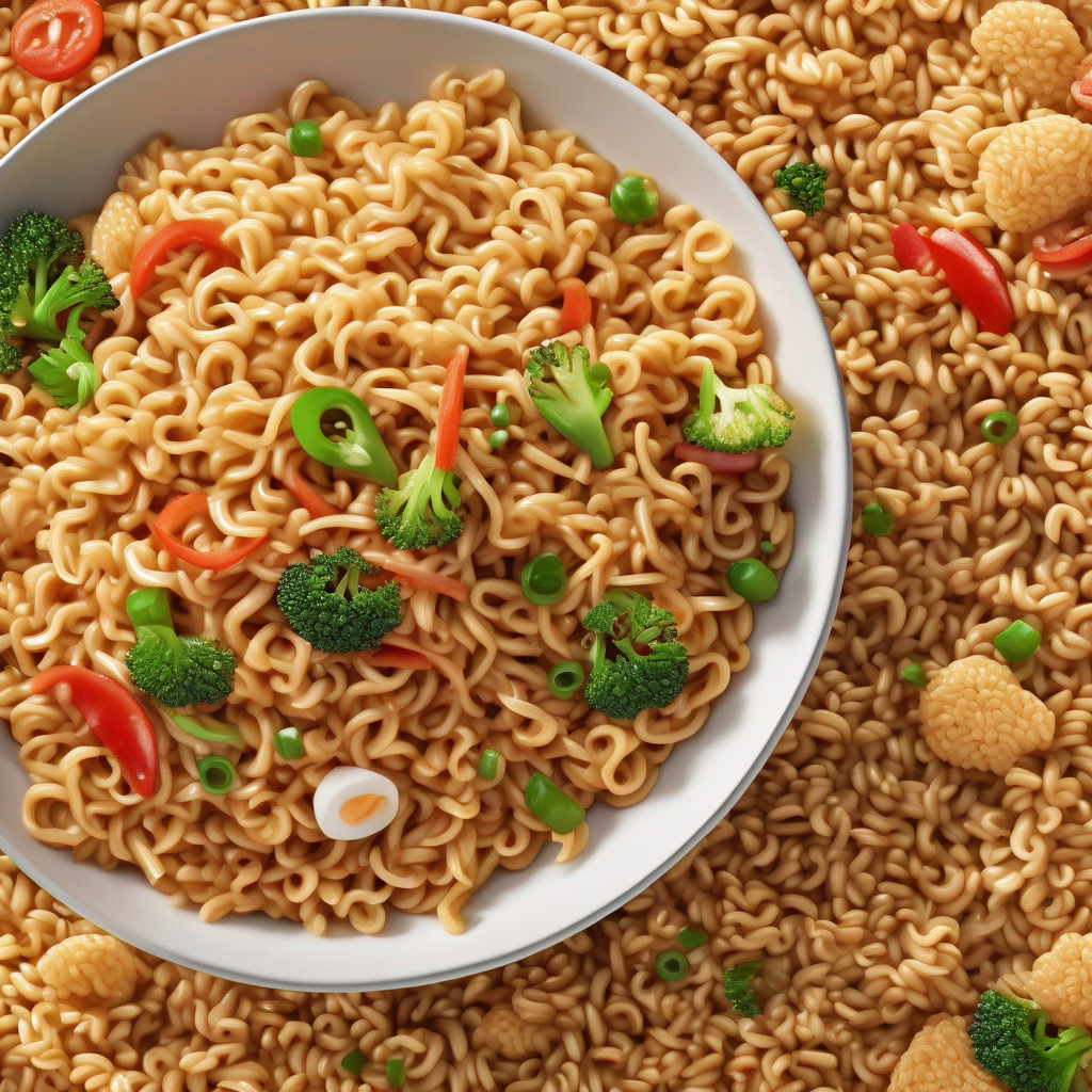 Processed Instant Ramen Stir-Fry