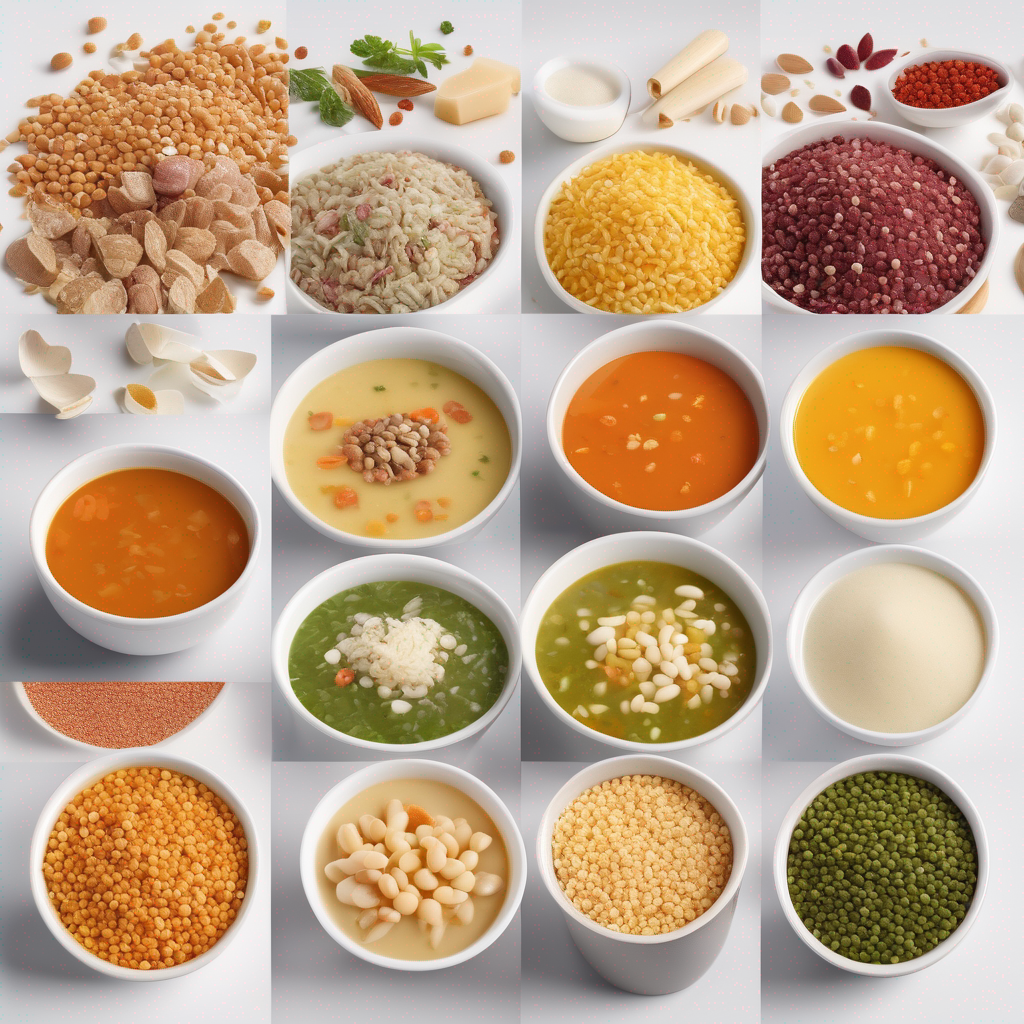Processed Instant Soup Mixes