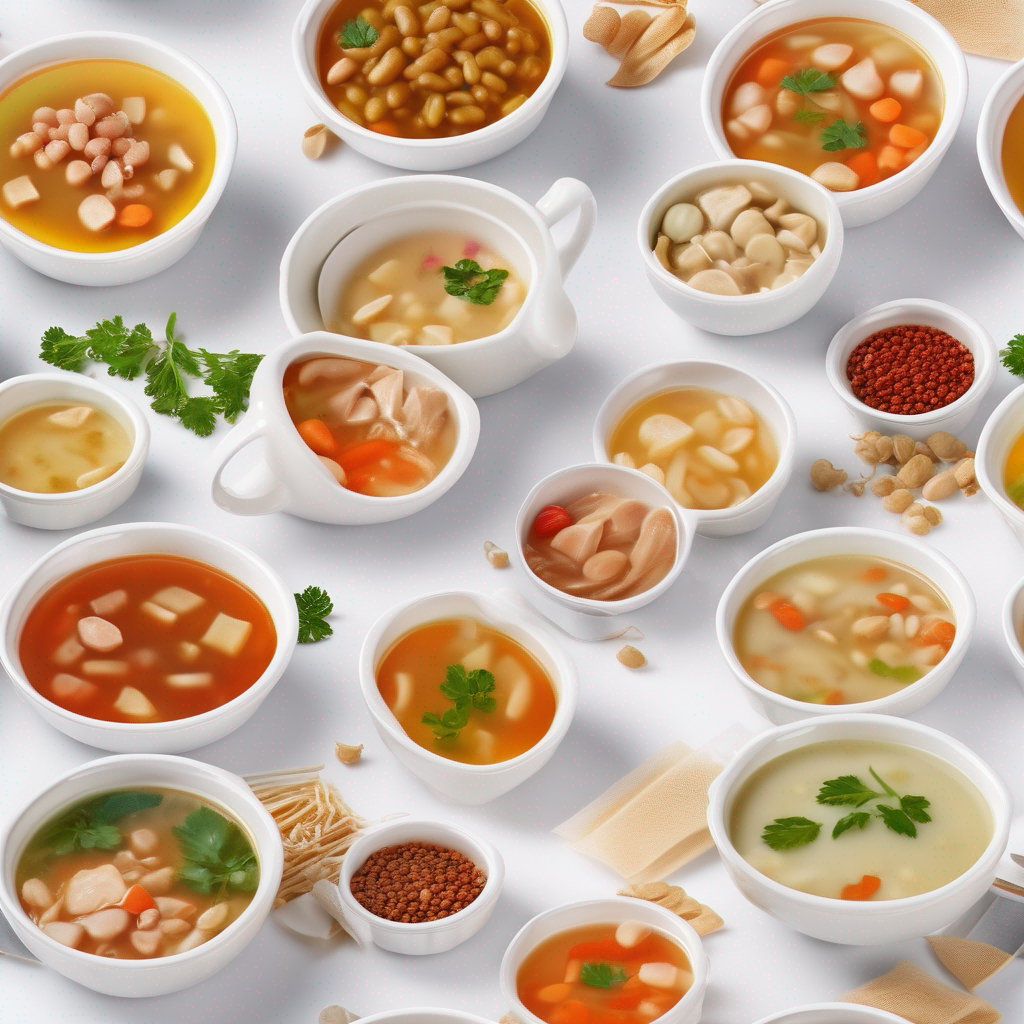 Processed Instant Soup Sachets