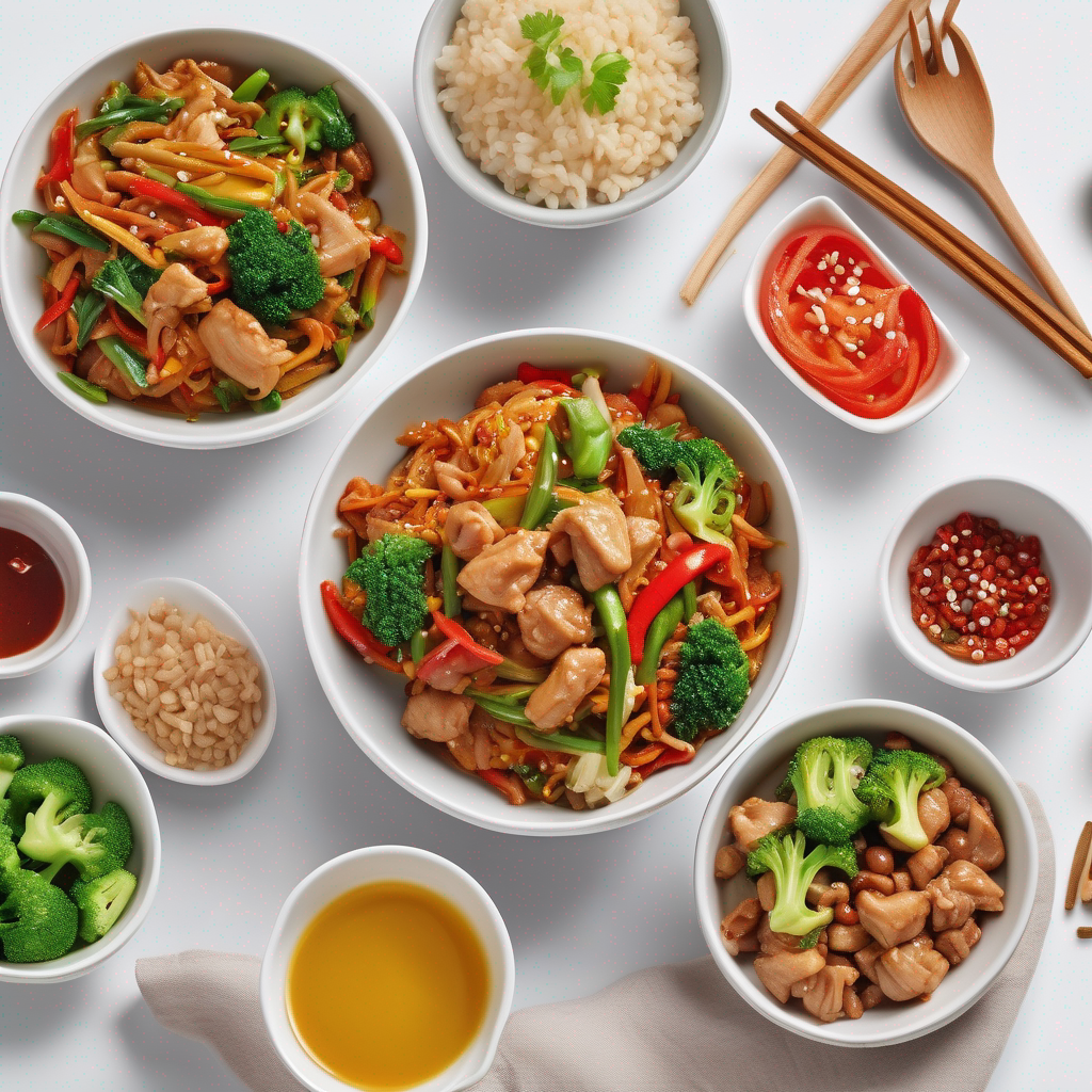 Processed Instant Stir-Fry Meal